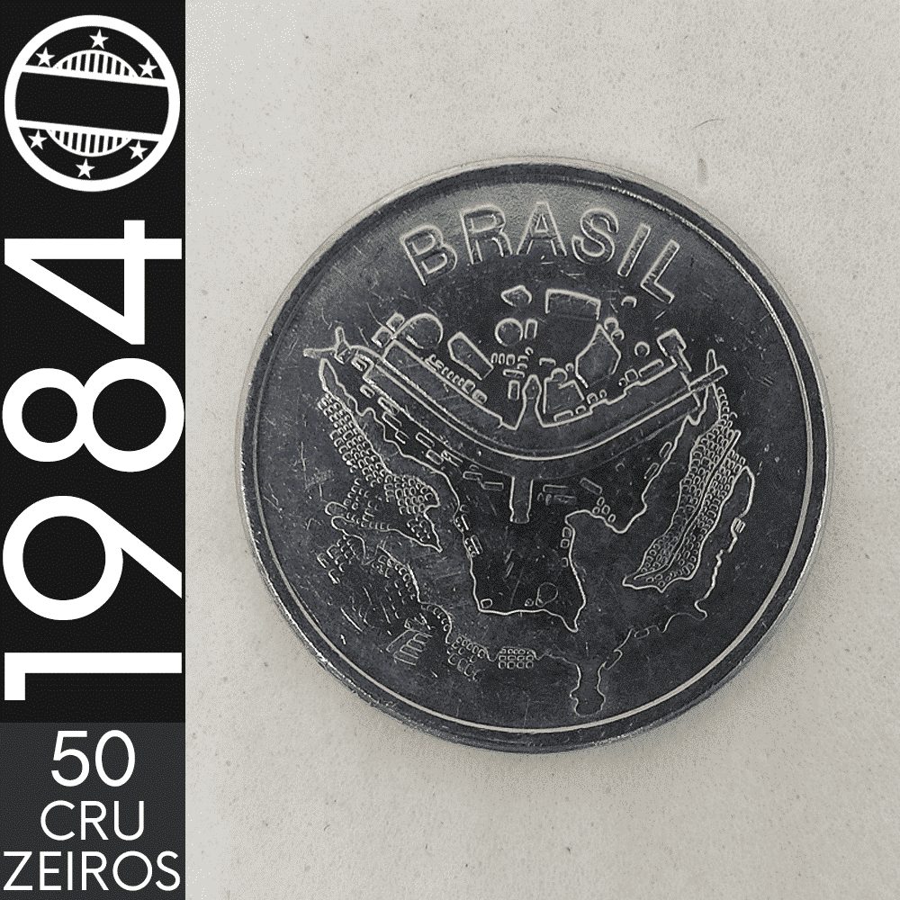 50 Cruzeiros || 1984 || Piloto de Brasília || MBC – CDS-188