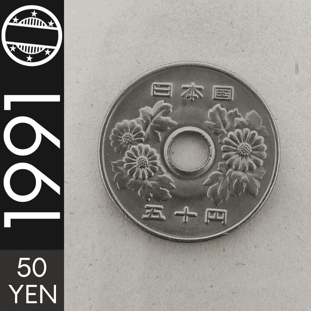 50 Yen || 1991 || Japão || MBC – CDS-465