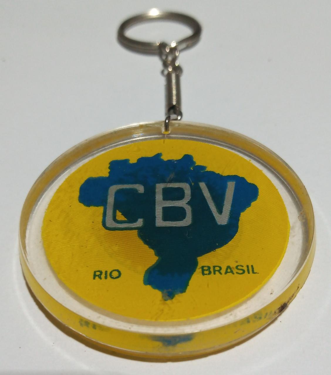 Chaveiro CBV Rio Brasil Acrliico Casa do Colecionador