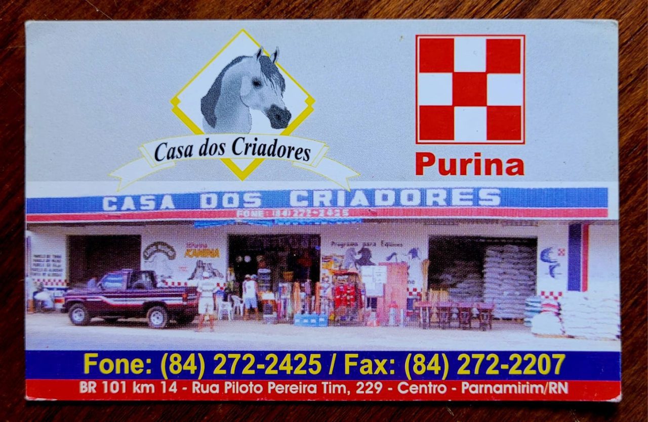 Calendário de Bolso (Tema Propaganda) Casa dos Criadores - Parnamirim/RN - Ano 2004