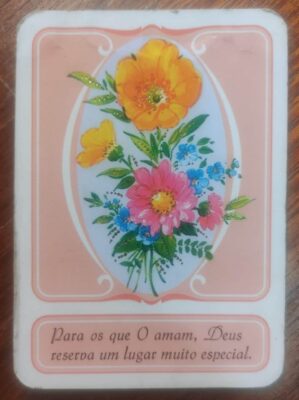 Calendário de Bolso (Tema Religiosos) Ano 1983