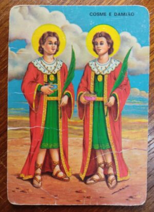 Calendário de Bolso (Tema Religiosos) Cosme e Damião - Ano 1993