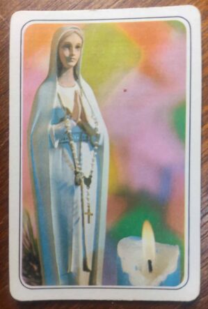 Calendário de Bolso (Tema Religiosos) Nossa Senhora de Fatima - Ano 1978