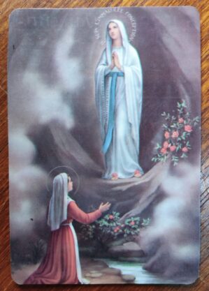 Calendário de Bolso (Tema Religiosos) Nossa Senhora de Lourdes - Ano 1990