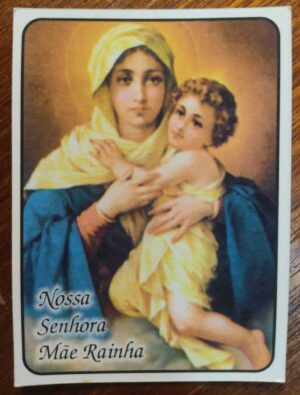Calendário de Bolso (Tema Religiosos) Nossa Senhora Mãe Rainha - Ano 2004