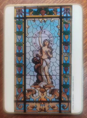Calendário de Bolso (Tema Religiosos) Vitral da Gerência (Ramos - Pinto) Ano 1987