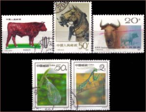 China - Animais e insetos - 1981 e 1992