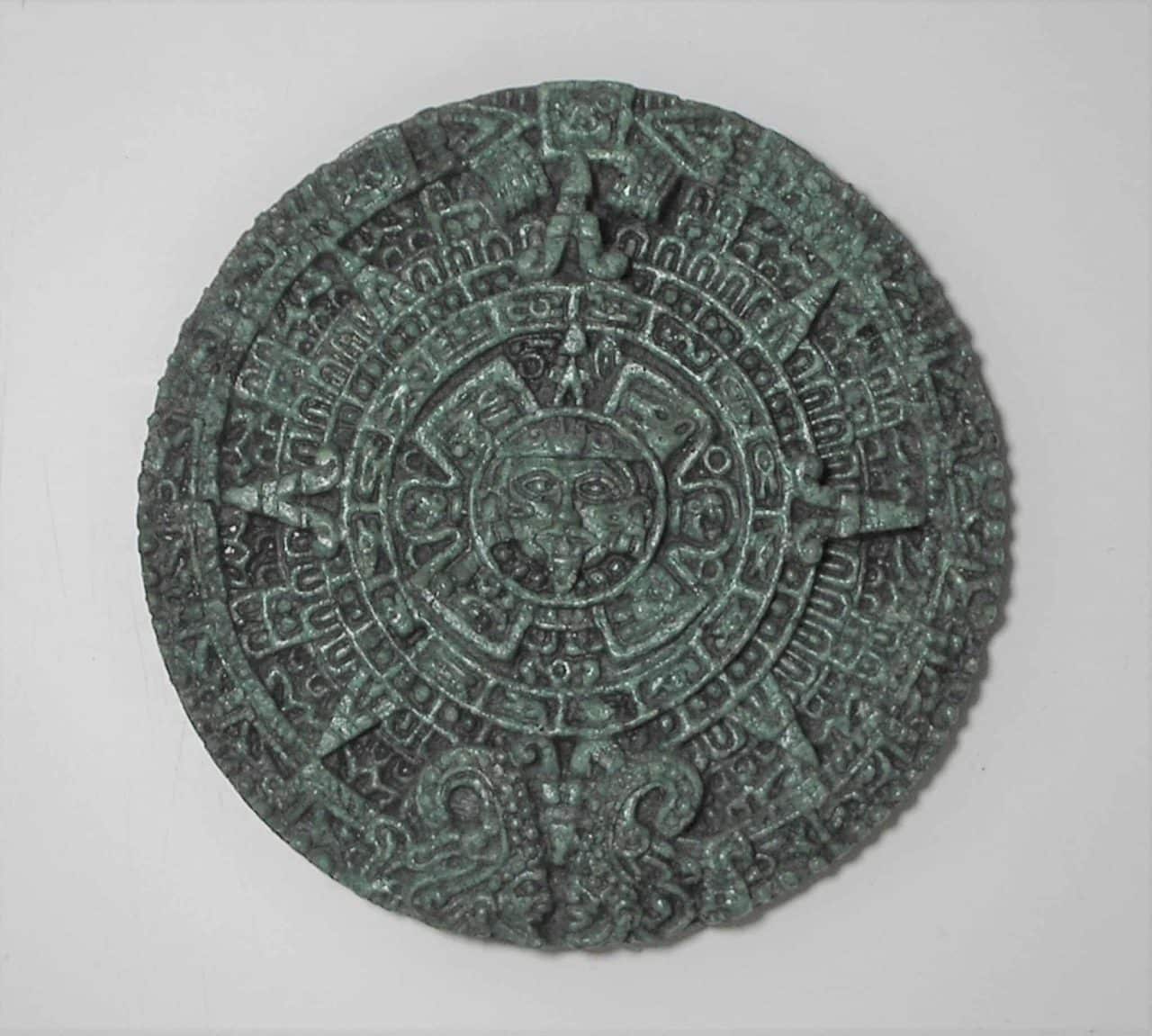 | Casa do Colecionador Mandala Mexicana da côr verde artesanal - para pendurar ---
