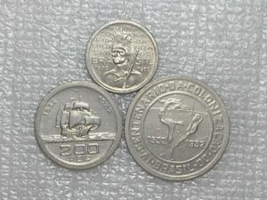 Série Comemoratva de 1932 - Vicente - 100-200-400 Réis - S/Fc
