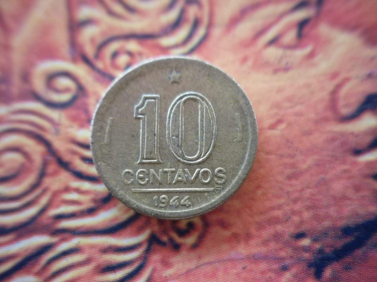 10 CENT. 1944 SEM SIGLA SB .
