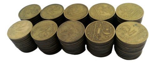 190 moedas de 2 cruzeiros para fabricação de aliança de moeda antiga aleatórias