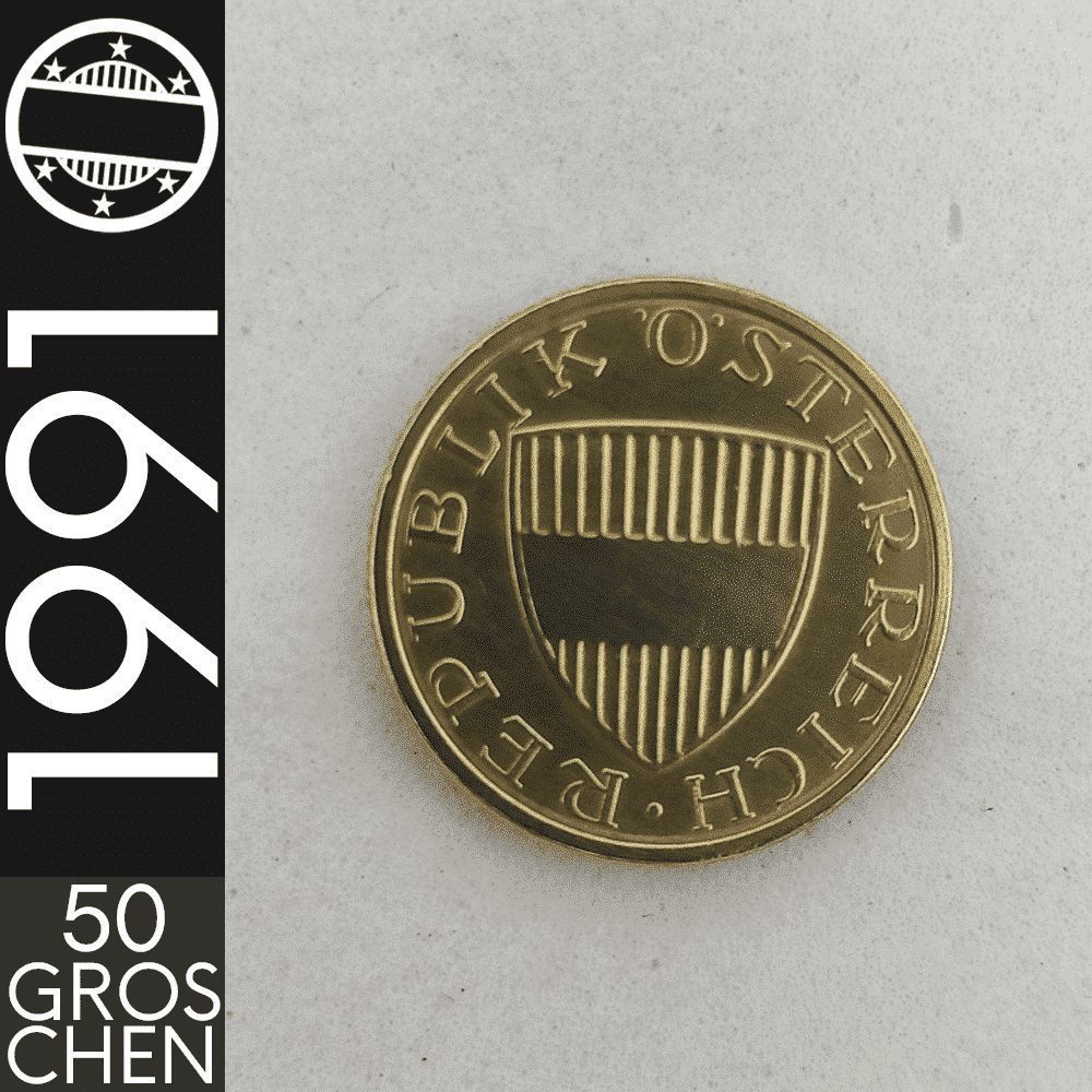 50 Groschen || 1991 || Áustria || MBC – CDS-633