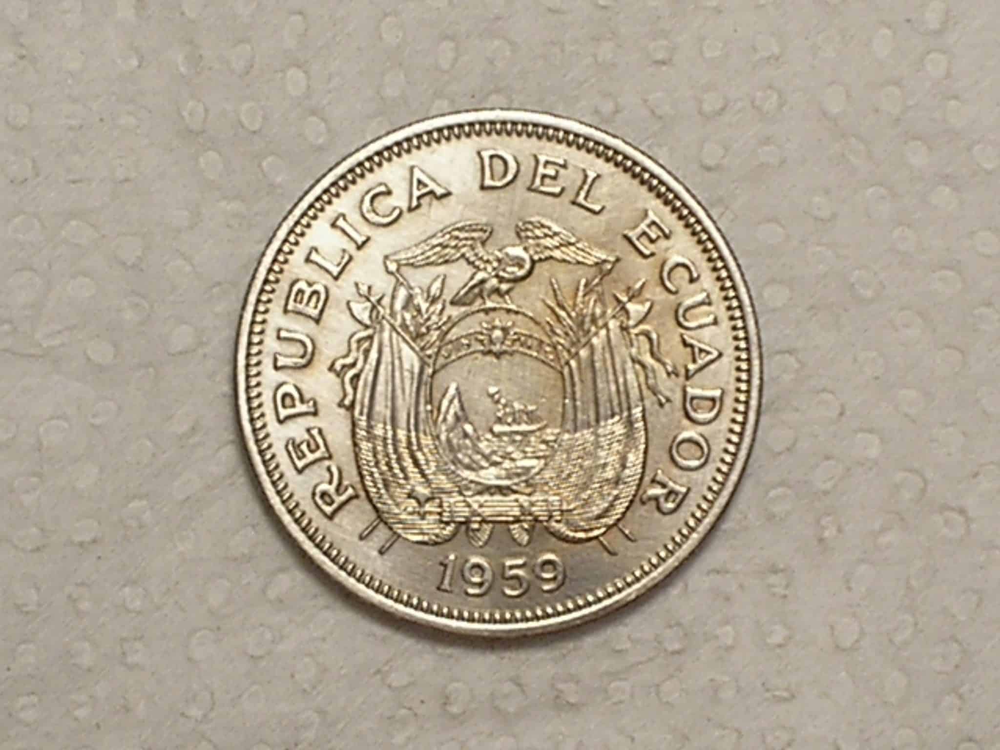 Ecuador) 1 Sucre - 1959 / Ni / box47