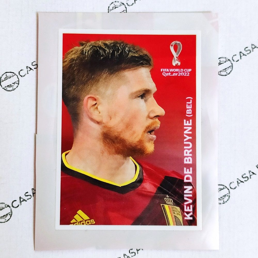 Kevin de Bruyne | Figurinha Copa do Mundo Catar 2022 | Cola-Cola | Panini - FIG-002