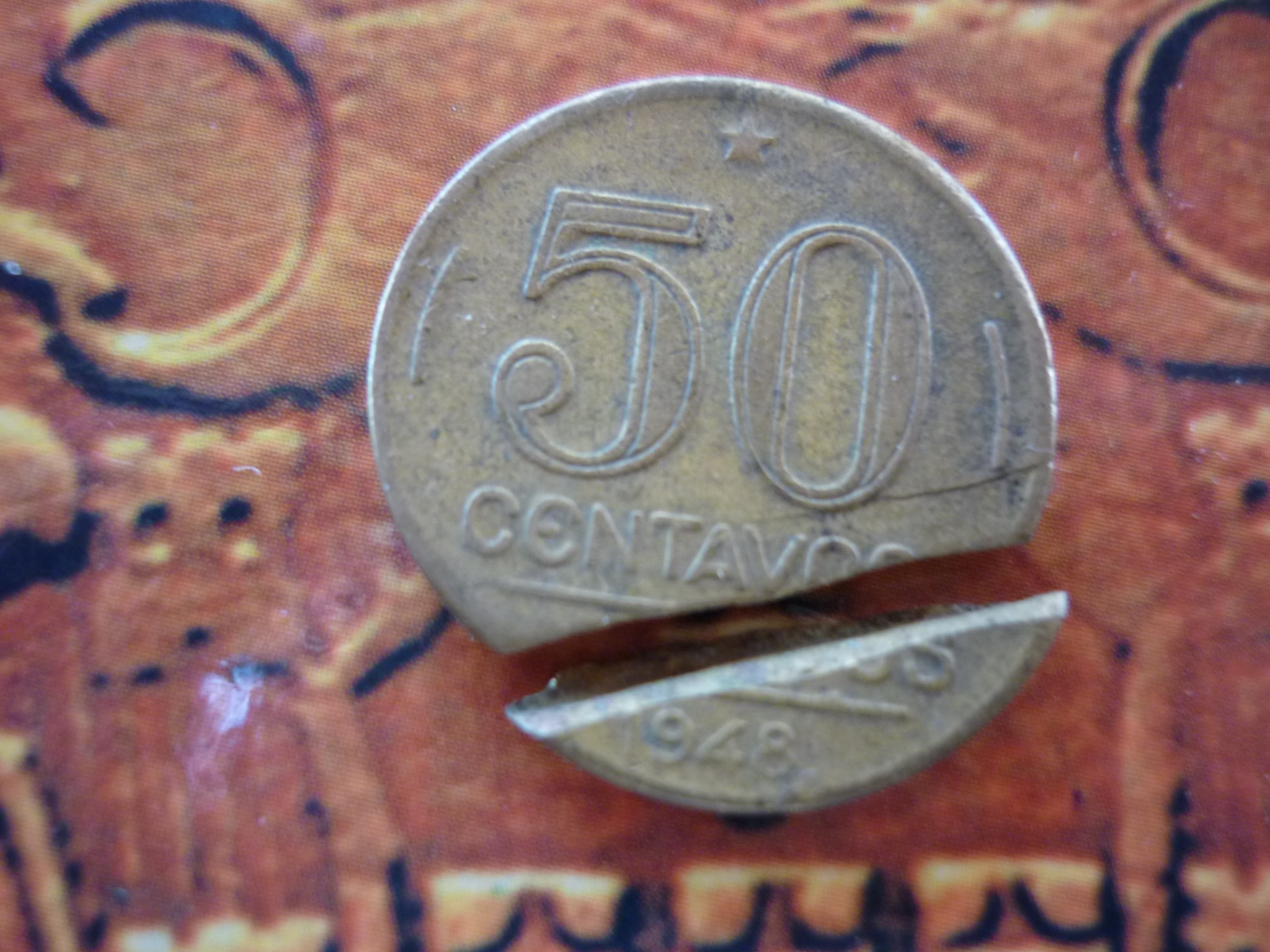 moedas de bronze aluminio com defeito 001 Casa do Colecionador
