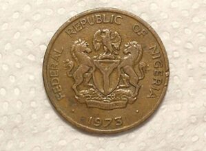 Nigeria) 1 Kobo - 1973 / Bz / box48.3