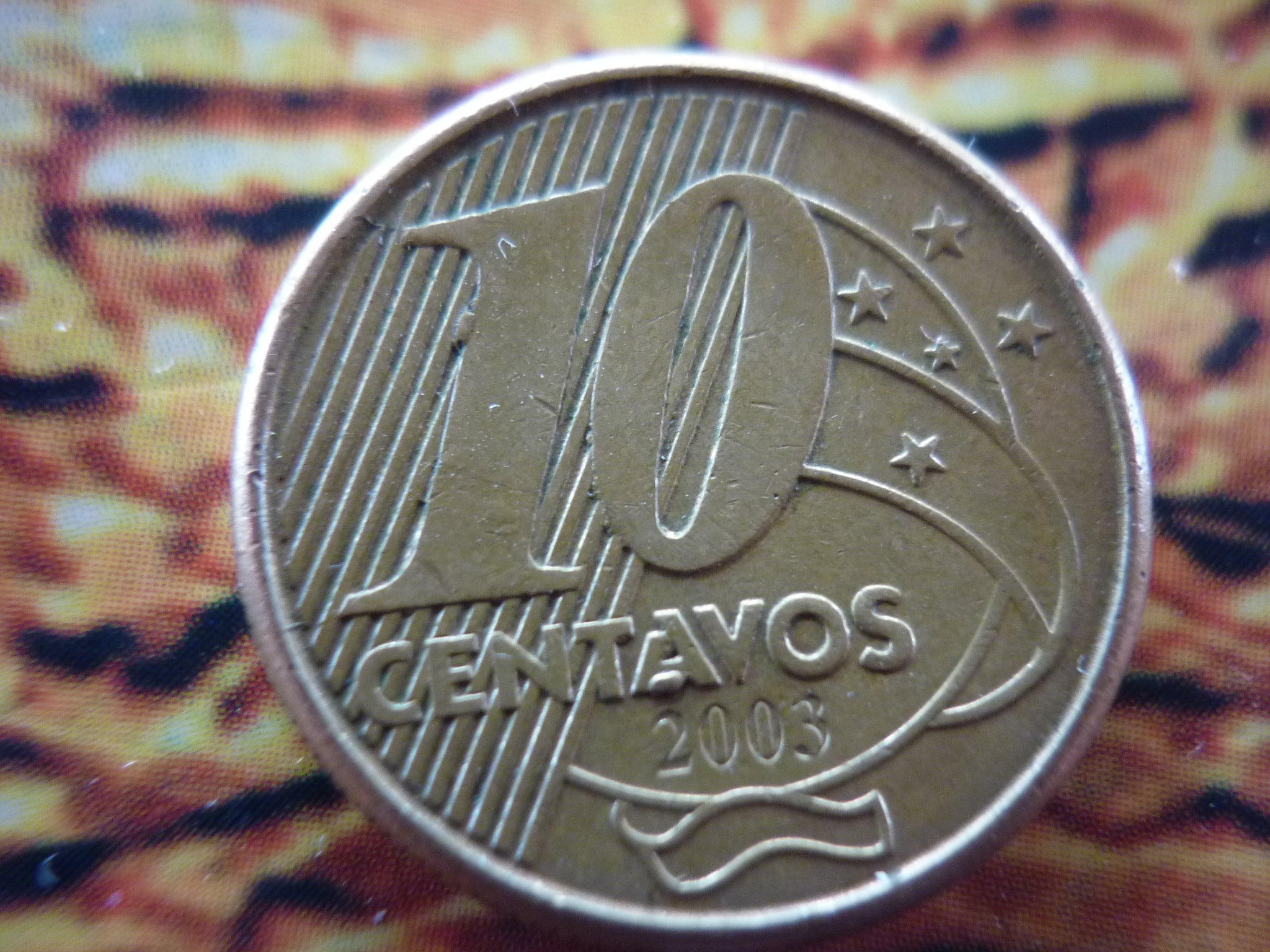 10 cent. 2003 sobra de metal a de centavos l de brasil 001 Casa do Colecionador