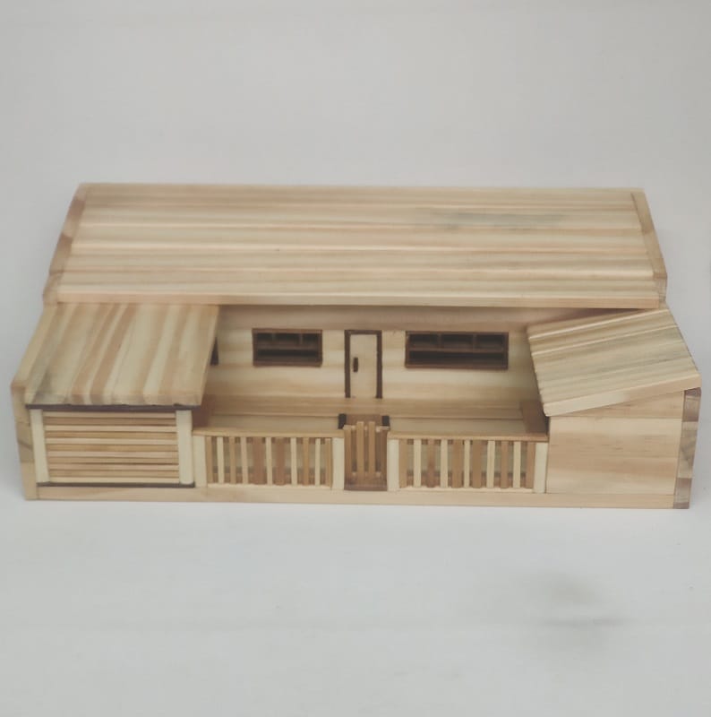 Mini Casa Urbana em madeira 1 Casa do Colecionador