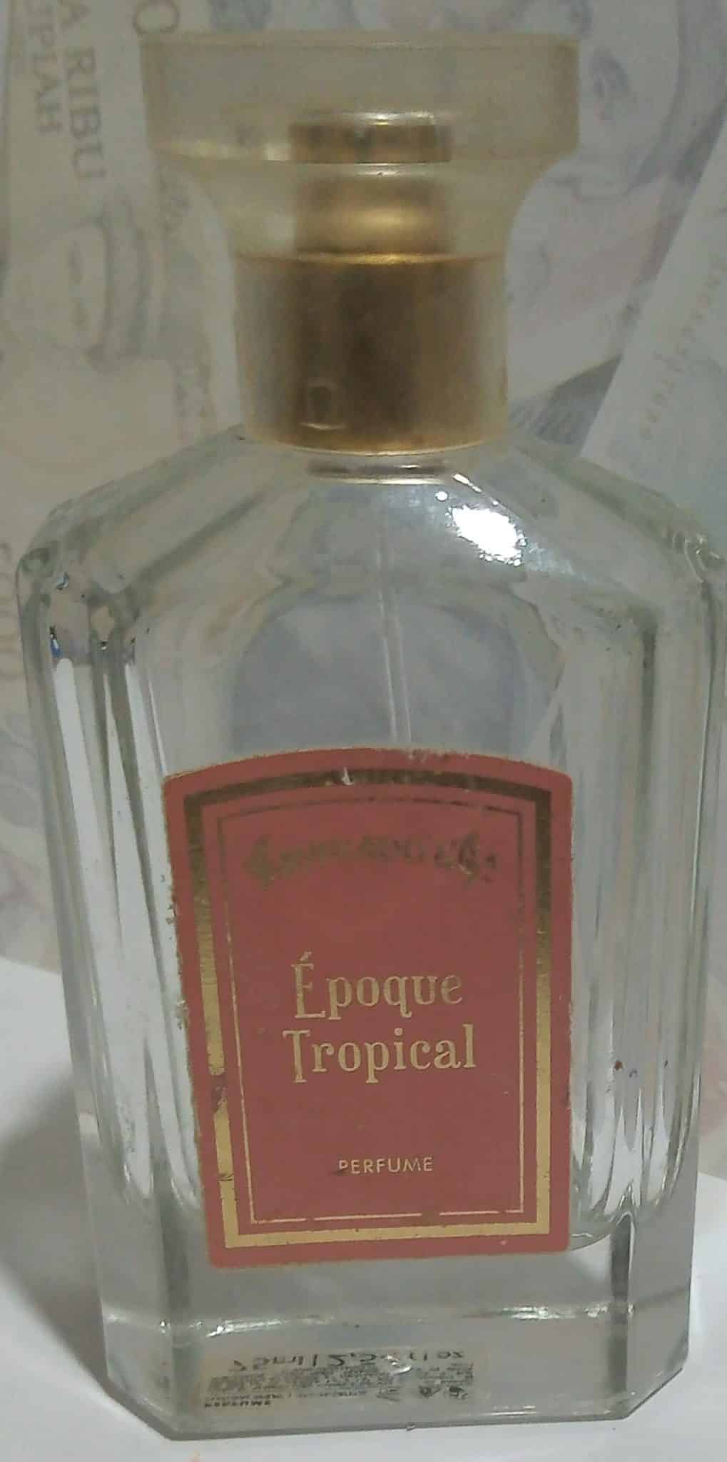 Vidro Perfum Epoque Tropical Perfume Vazio scaled Casa do Colecionador