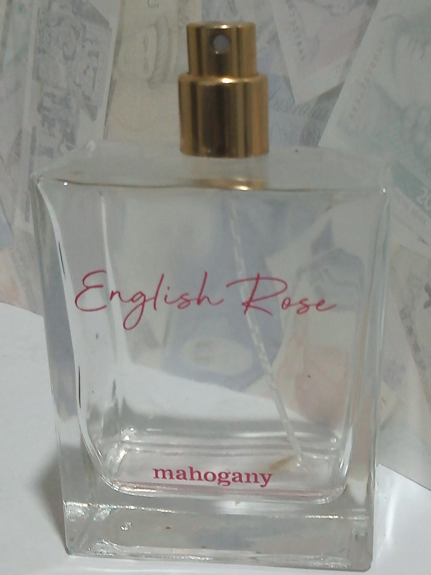 Vidro Perfum Vazio English Rose Mahogany Casa do Colecionador