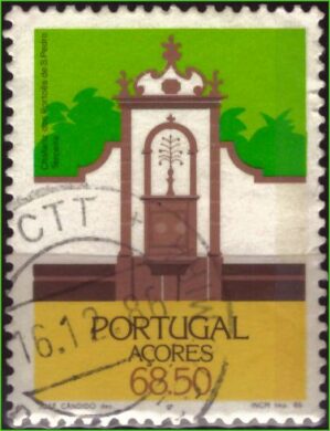 Açores - Chafariz dos portões de São Pedro - 1986