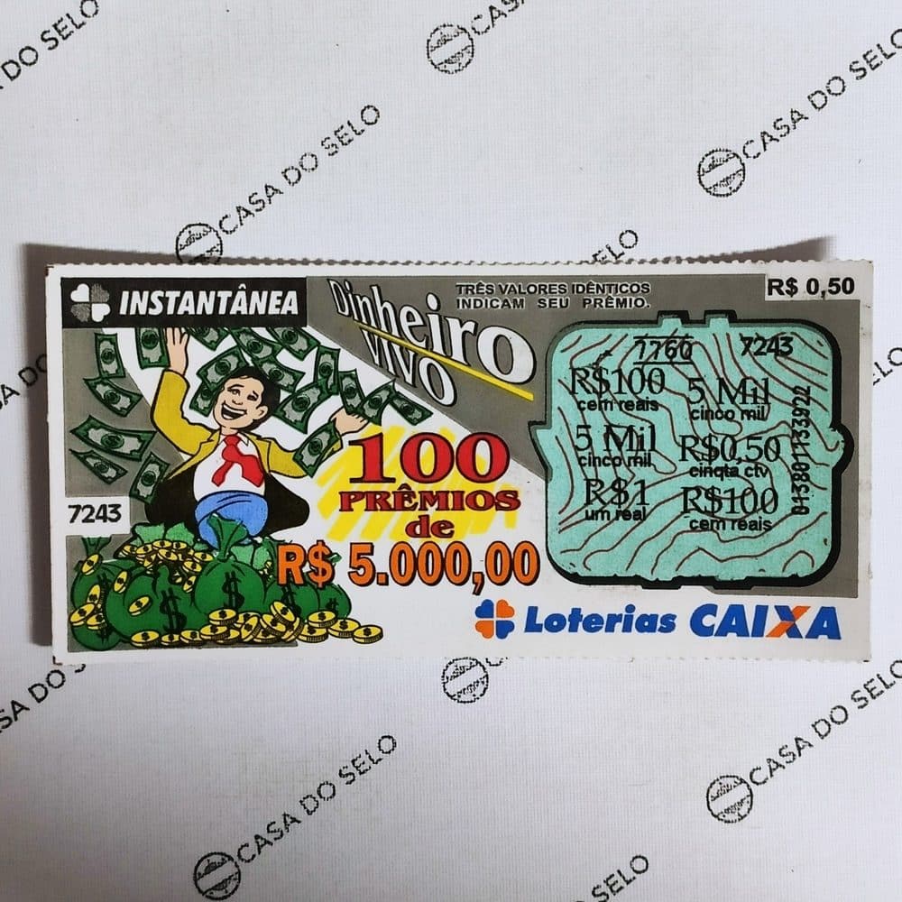 Bilhete de Loteria | Raspadinha - BDL-027