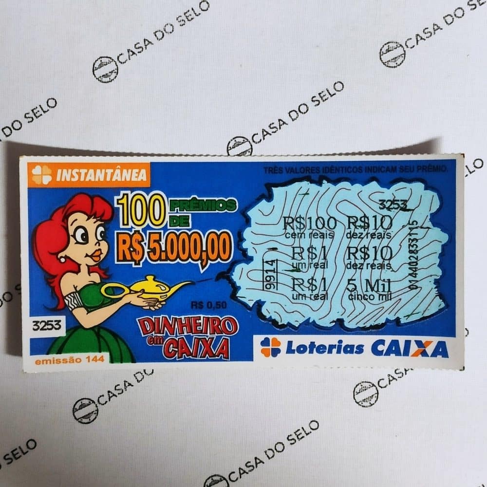 Bilhete de Loteria | Raspadinha - BDL-036