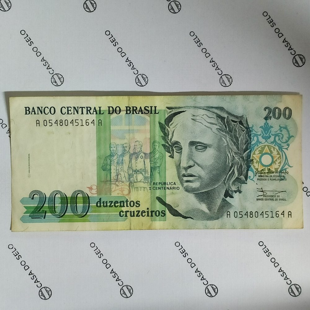 Brasil | 200 Cruzeiros | Ced-091