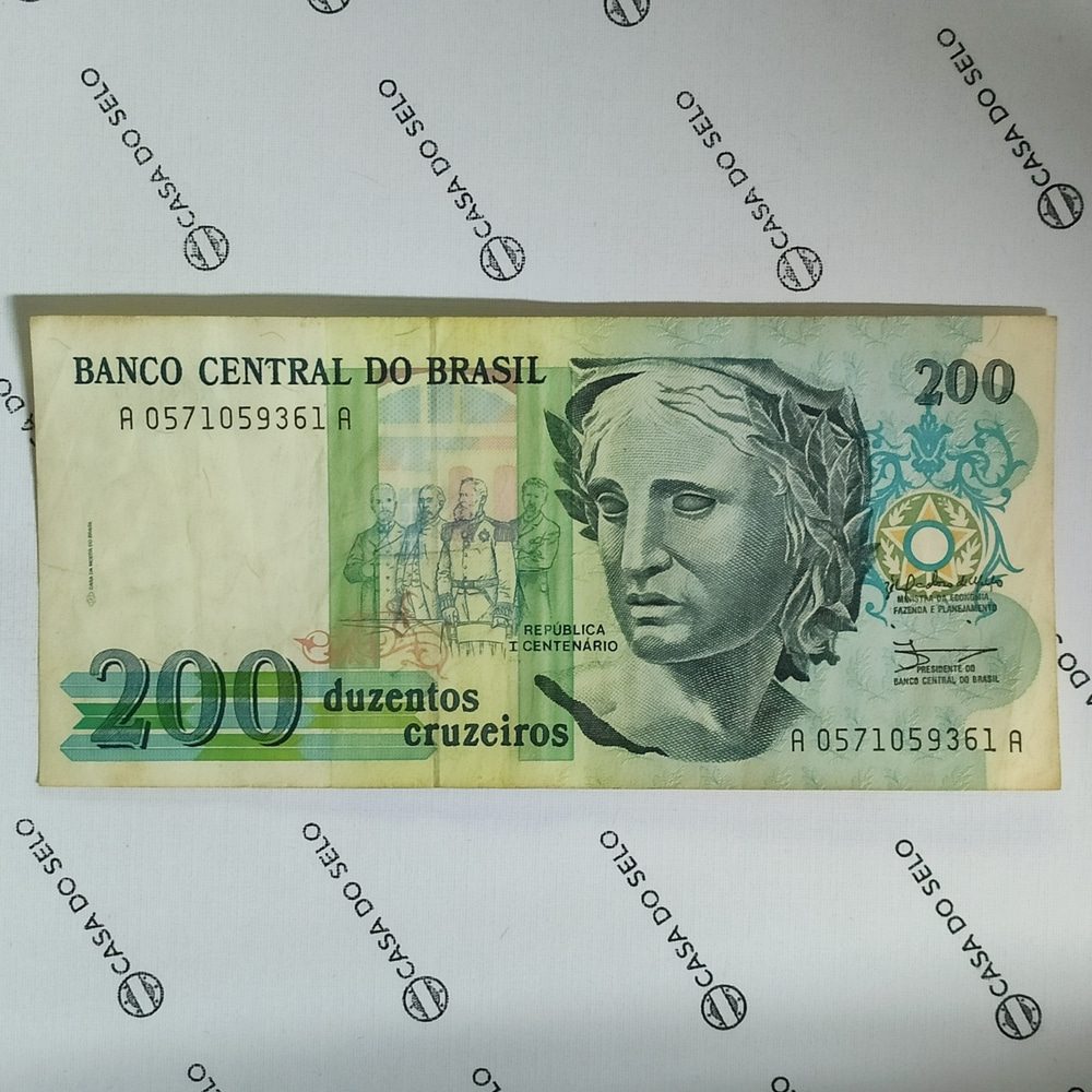 Brasil | 200 Cruzeiros | Ced-095