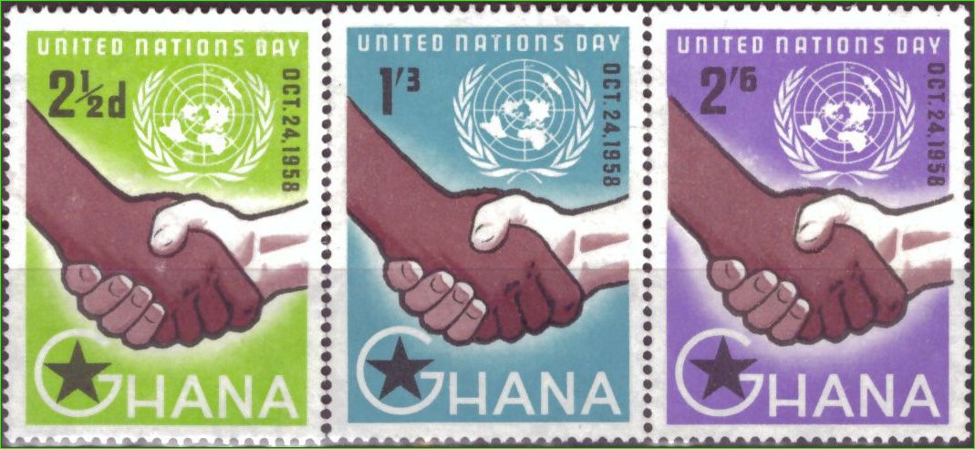 Gana - Dia das Nações Unidas - 1958 - S/Completa