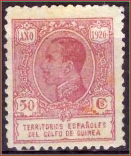 Guiné Espanhola - Rei Alfonso XIII - 1920