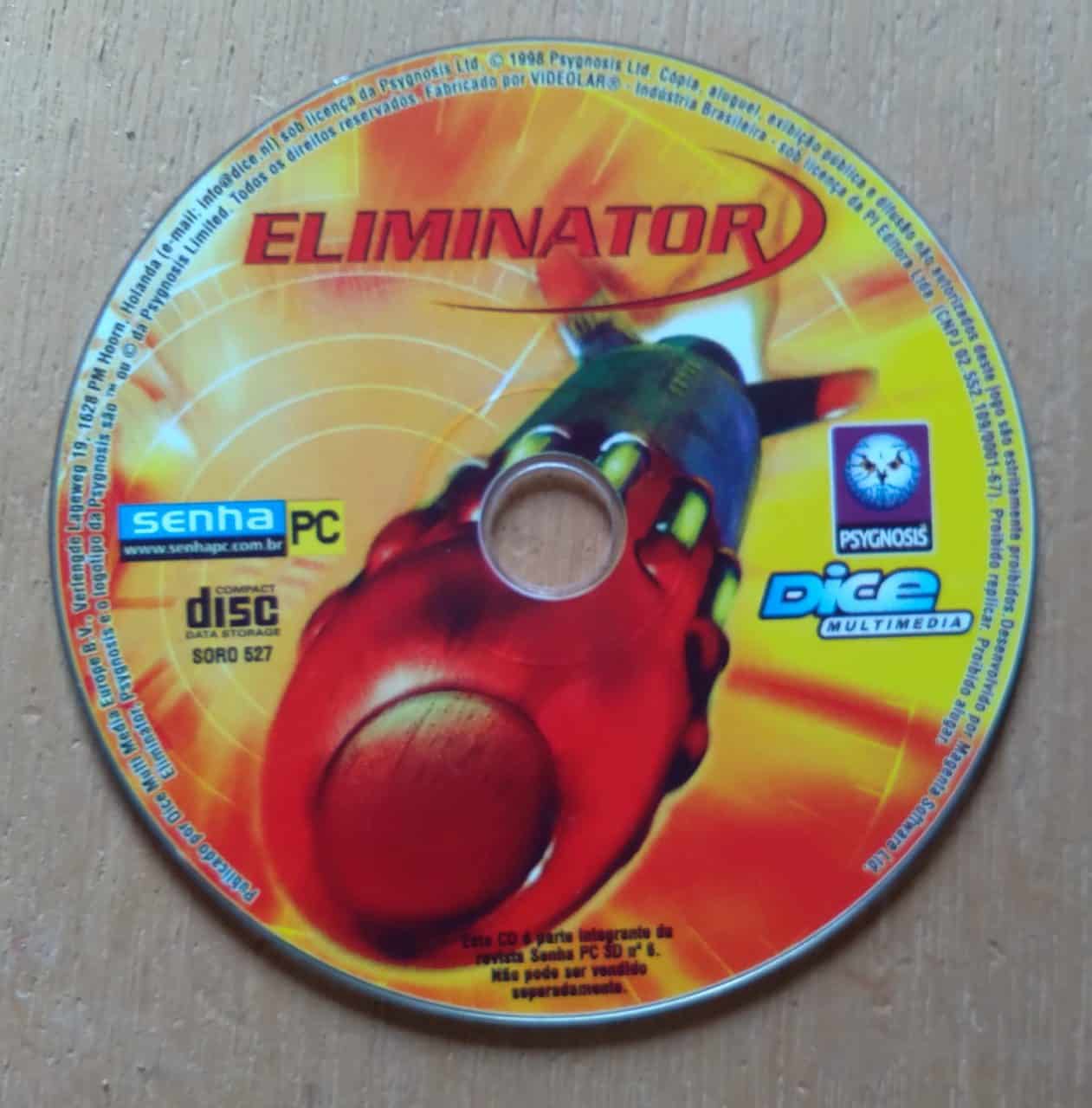 Jogo para Computador / Eliminator / Psygnosis Dice Multimídia.