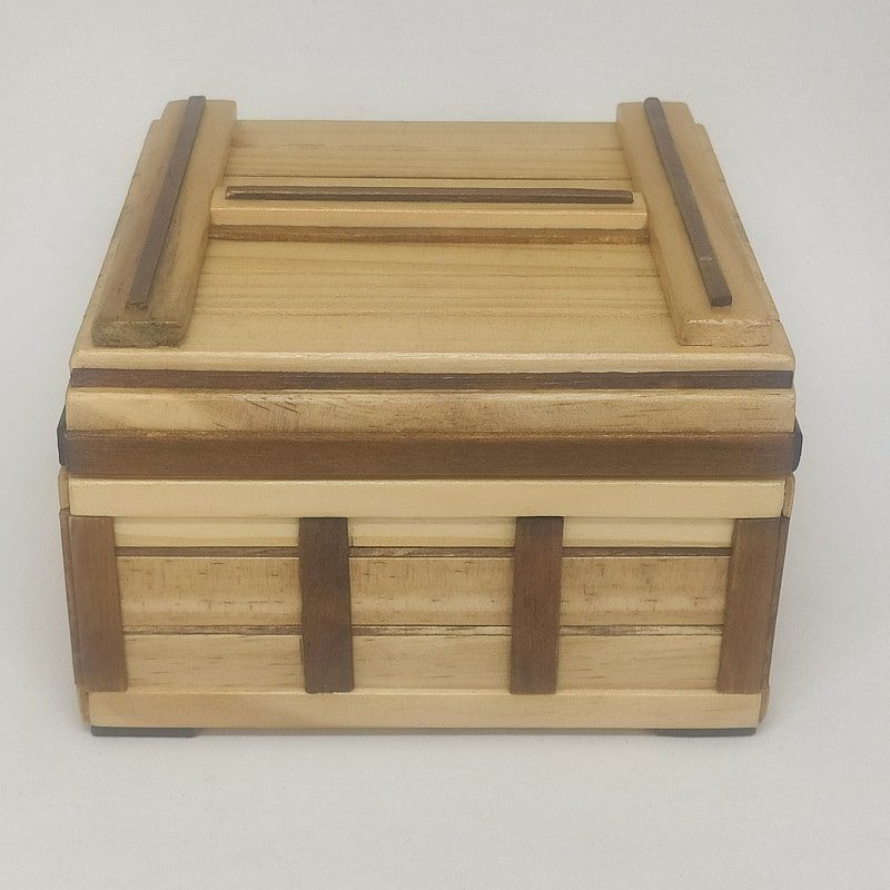 Mini Baú em madeira - 9 - Mini-art