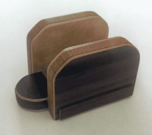 Porta guardanapo em madeira - Mini-art