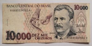 10.000 (Dez Mil Cruzeiros) - Cédula C224 - MBC (Ano 1992)
