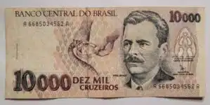 10.000 (Dez Mil Cruzeiros) - Cédula C224 - MBC (Ano 1992)