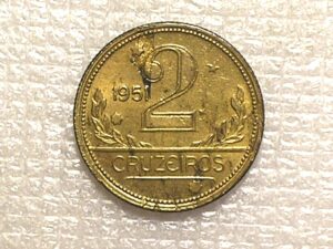2 Cruzeiros - 1951 / Data escassa / Mapa