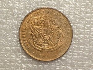 20 Réis - 1912 - Bronze - Mbc e mais / bonita peça toda inteira - Data rara