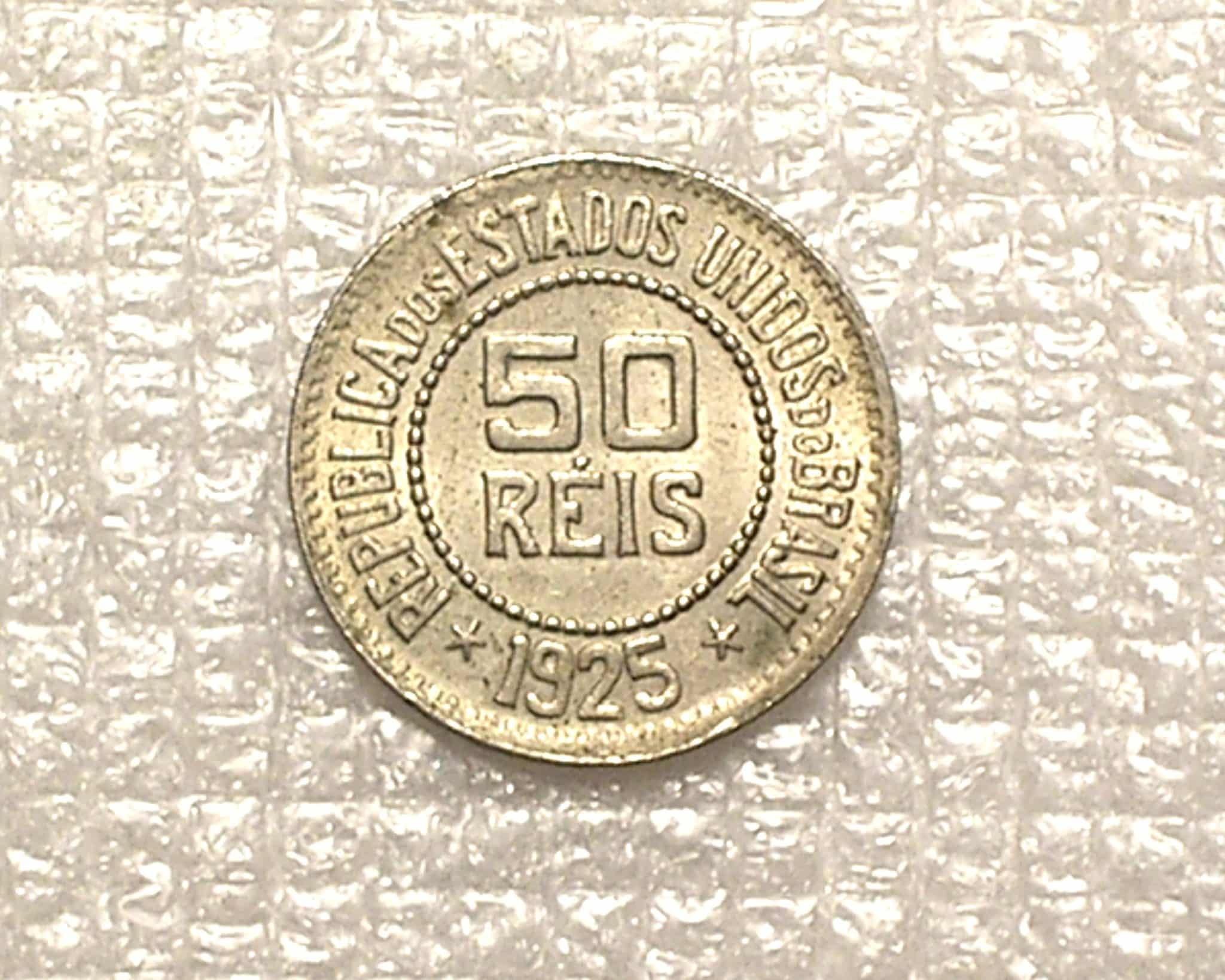 50 Réis - 1925 - Niquel - Soberba