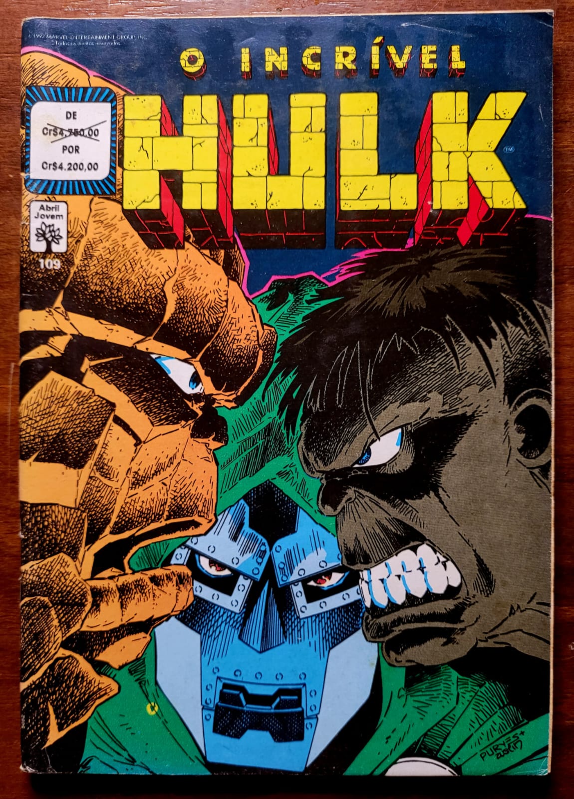HQ Hulk Ed. Abril 109 10A Casa do Colecionador
