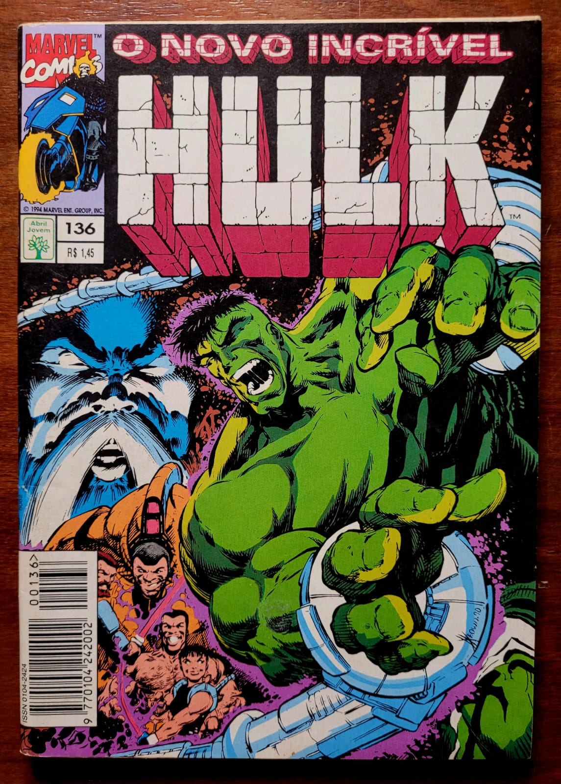 HQ Hulk Ed. Abril 136 16A Casa do Colecionador