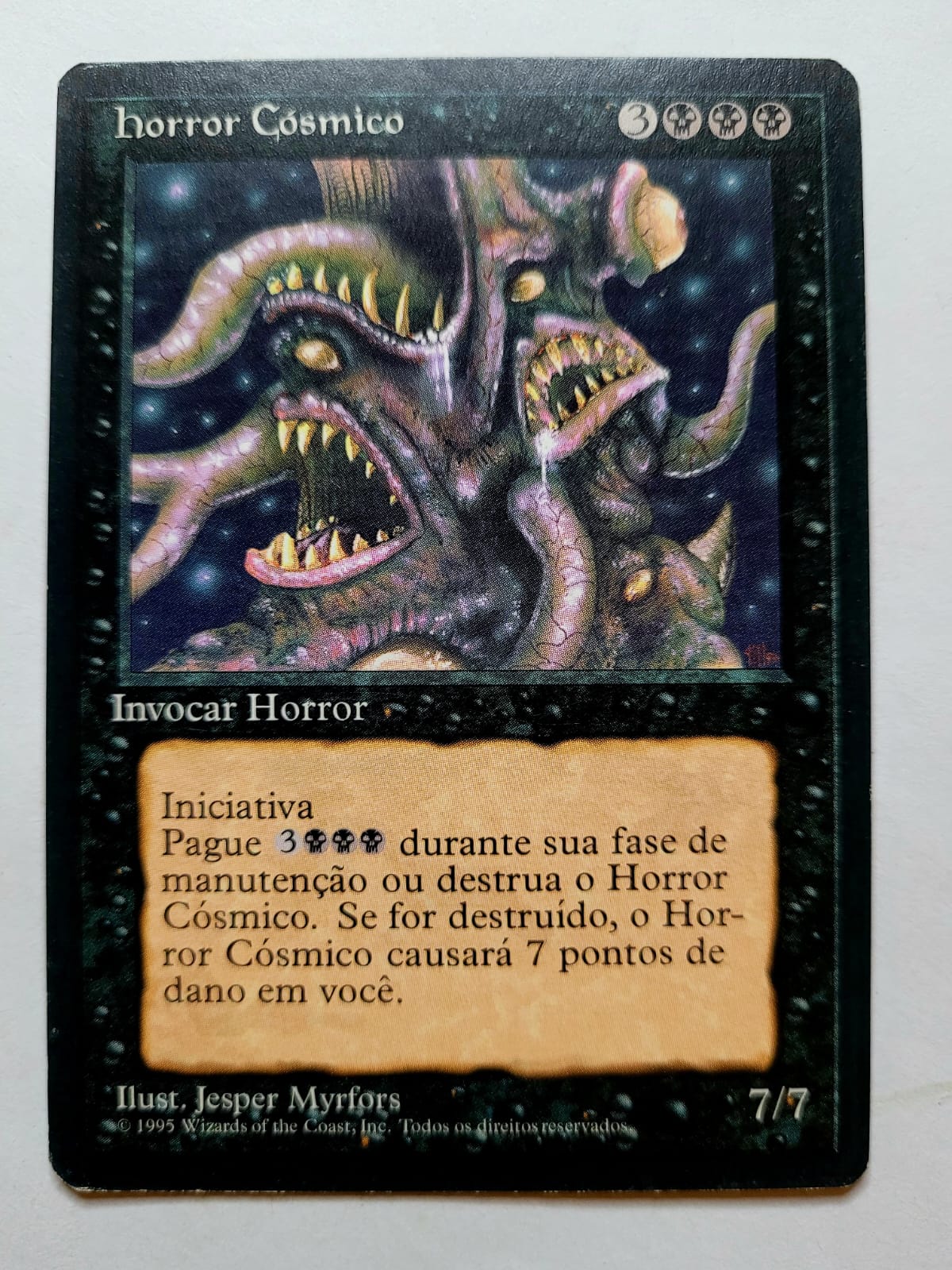 Magic Card Horror Cosmico 1 Casa do Colecionador