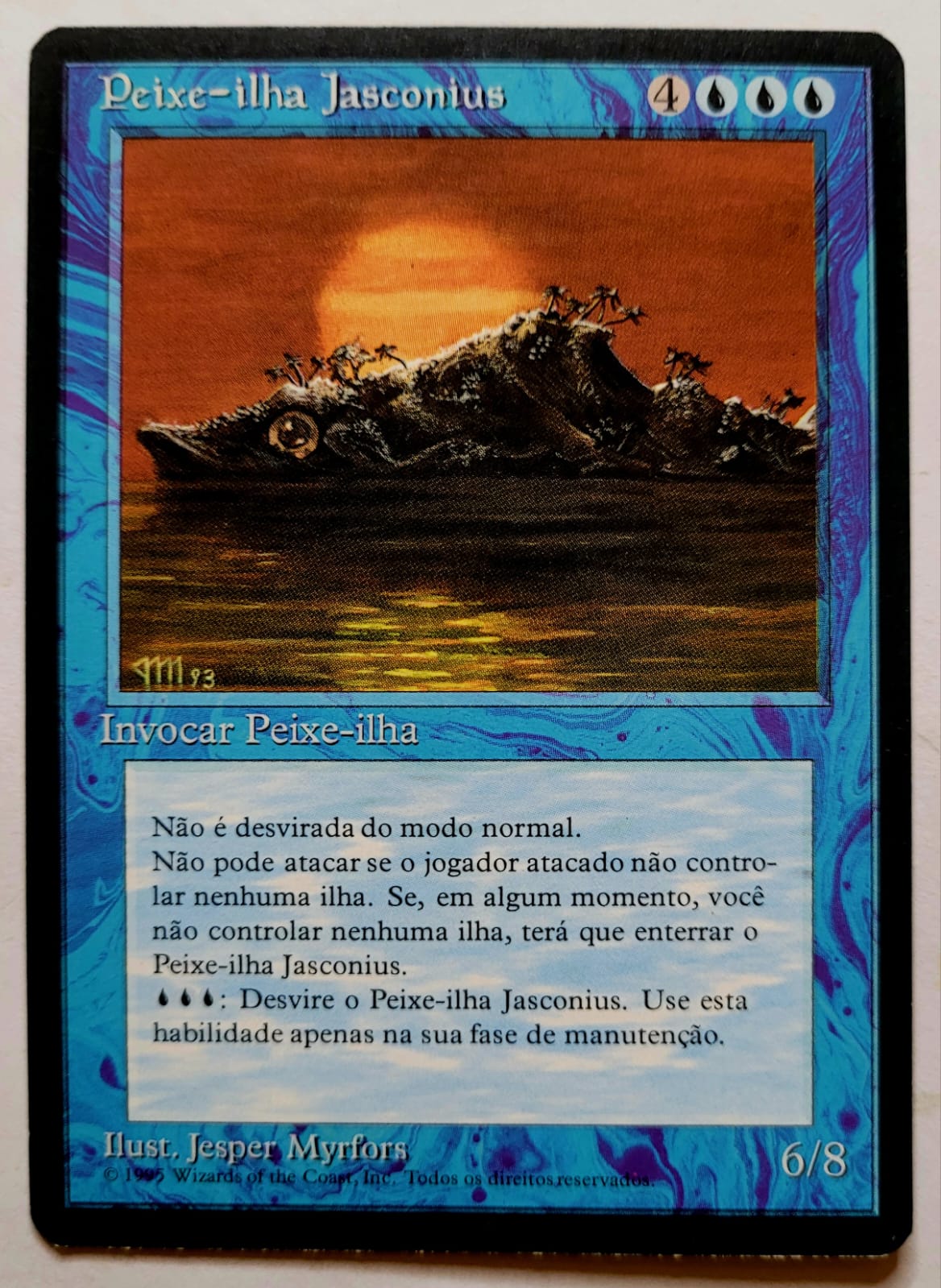 Magic Card Peixe Ilha Jasconius 1 Casa do Colecionador
