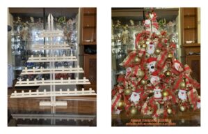 Árvore de Natal em madeira 3 - Veja a descrição - Mini-art