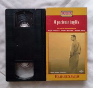 Fita VHS Folha Homevideo 10. O Paciente inglês. Aventura legendado.