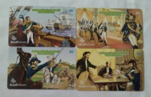 23DC Cartão telefone Brasil Telecom BT 2004. Independência do Brasil. Valor cada ct.