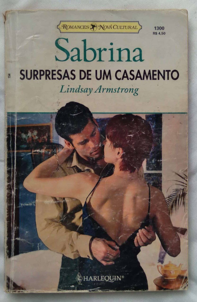23DF Bolsilivro Sabrina 1300. Libdsay Armstrong. Surpresas de um casamento.