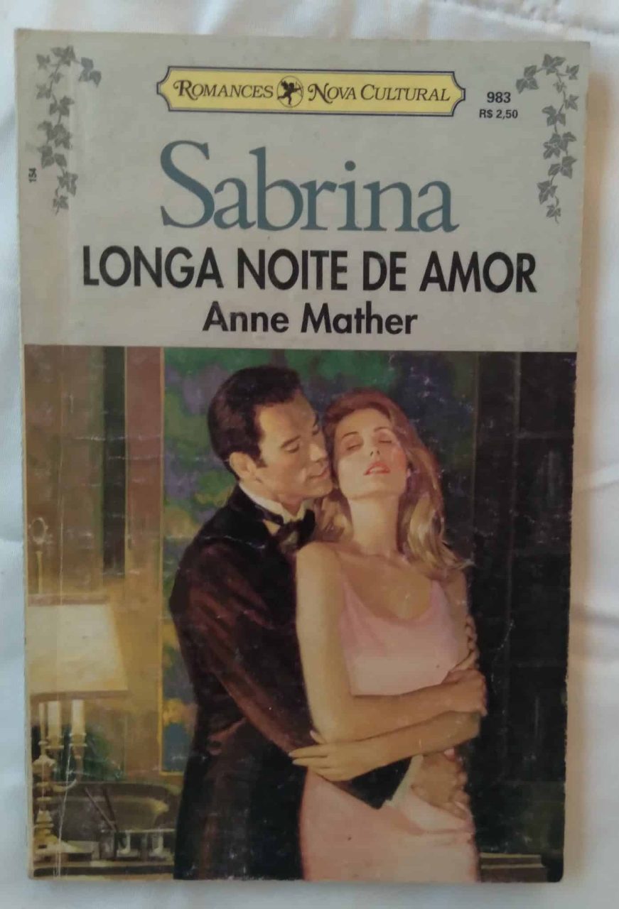 23DF Bolsilivro Sabrina 983. Anne Mather. Longa noite de amor.