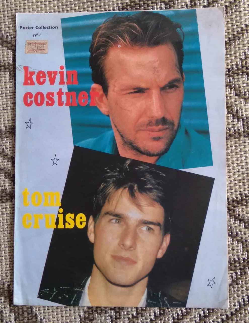 23DM Revista poster Collection 7. Kevin Costner e Tom Cruise.