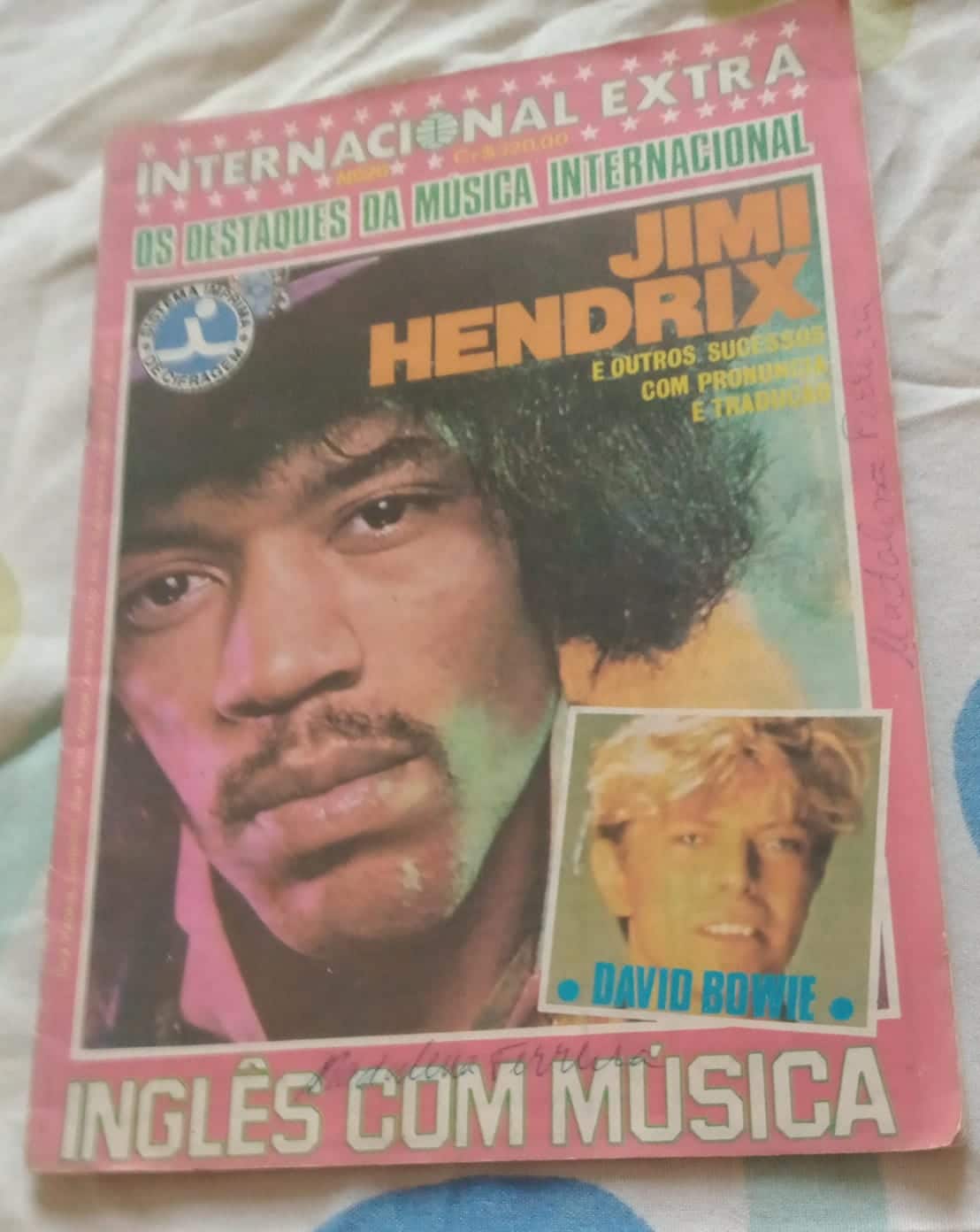 Revista internacional Jimi Hendrix David Bowie Casa do Colecionador